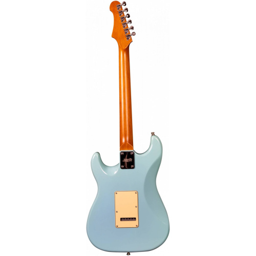 JET JS-300 BL R электрогитара, Stratocaster, корпус липа, 22 лада,SSS, tremolo, цвет Sonic blue фото 2