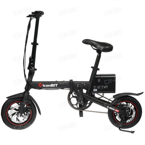 iconBIT E-bike K7 Электровелосипед, 12" колеса, складная алюминевая рама, мотор 250 Вт, макс. скорос фото 3