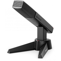 Relacart TDN-2B Микрофон на подставке с интерфейсом Dante, с выключателем и индикацией. Цвет чёрный