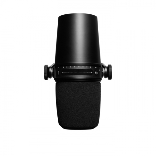 SHURE MV7-K гибридный динамический кардиоидный микрофон, 50-16000 Гц, подключение XLR и USB. Черный фото 4