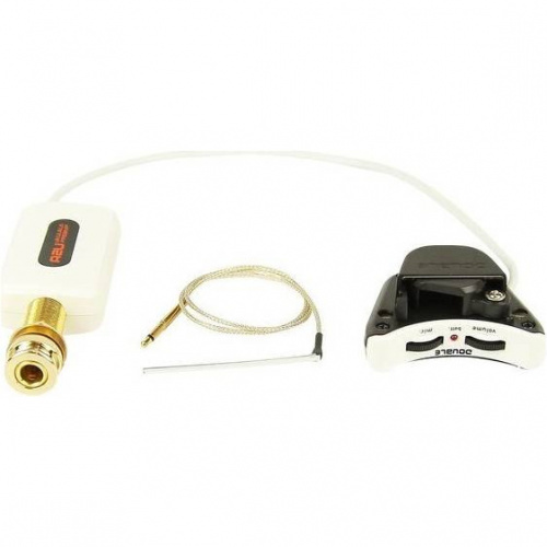 X2 DOUBLE A2U пьезозвукосниматель для укулеле с микрофоном, регуляторы громкости и микрофона