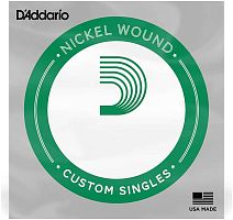 D'ADDARIO NW021 одиночная струна для электрогитары .021 обмотка никель