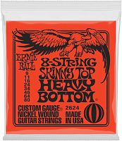 Ernie Ball 2624 струны для эл.гитары 8-STRING SLINKY SKINNY TOP HEAVY BOTTOM