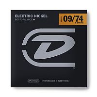 Dunlop Electric Nickel Performance+ DEN0974 струны для 8-ми струнной электрогитары, никель 09-74