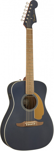 FENDER Malibu Player Midnight Satin электроакустическая гитара, цвет темно-синий фото 2
