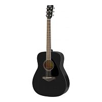 Yamaha FG-800 BL акустическая гитара, дредноут, верхняя дека массив ели, цвет чёрный (глянцевый)