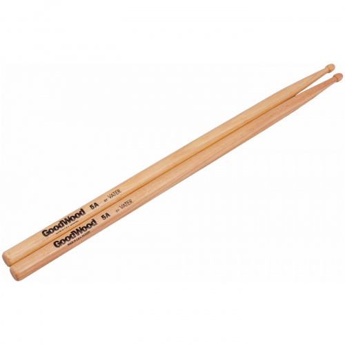 VATER GW5AW барабанные палочки 5A, серия Goodwood (2 сорт), деревянный наконечник, материал гико фото 3
