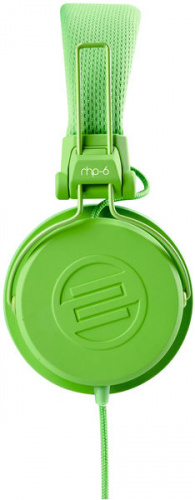 Reloop RHP-6 Green профессиональные DJ наушники закрытого типа с iPhone контролем фото 2