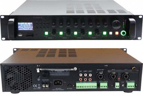 SVS Audiotechnik MA-240 PRO Радиоузел трансляционный на 4 регулируемых зоны, мощность усил. 240 Вт