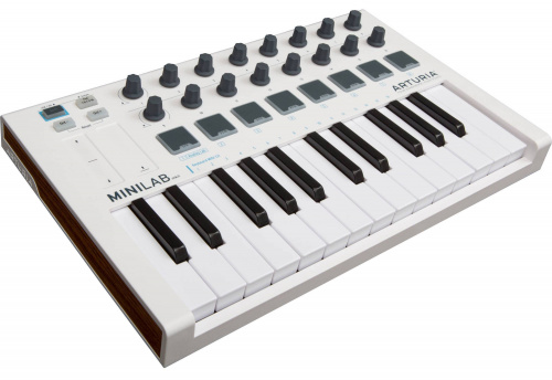 Arturia MiniLab mkII 25 клавишная низкопрофильная, динамическая MIDI мини-клавиатура, 16 энкодеров, фото 2