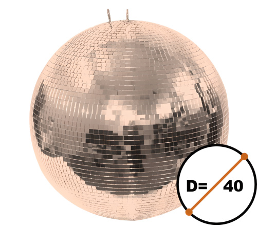 STAGE4 Mirror Ball 40R Зеркальный диско-шар, диаметр: 40см, цвет: розовое золото.
