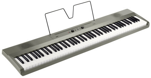 KORG L1 MS цифровое пианино Liano, 88 клавиш, цвет металлик. Пюпитр и педаль в комплекте фото 2