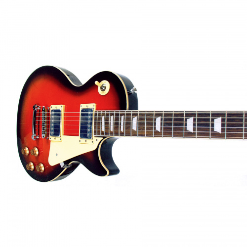 REDHILL LPX200/VS эл.гитара, Les Paul, H+H, 2V/2T/3P, клен/окоуме, цвет санберст фото 4