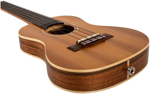 FLIGHT LEIA CE укулеле со звукосн. концерт, тонкий корп SOLID TOP кедр,корп. акация, чехол в комп. фото 2