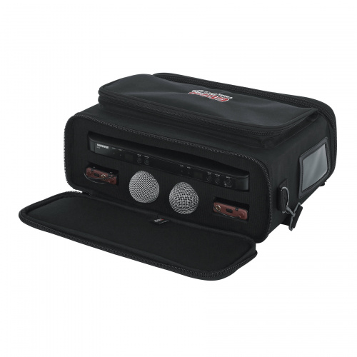 GATOR GM-DUALW сумка для переноски радиомикрофонов Shure BLX и аналогичных систем фото 3