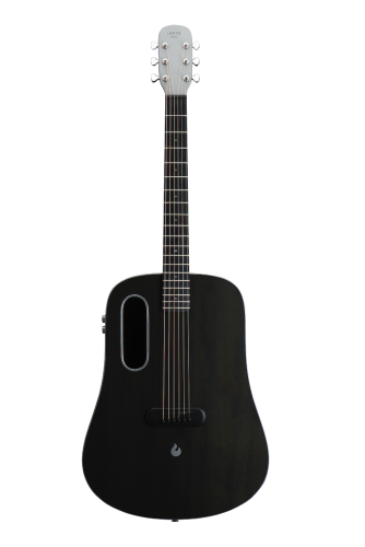 LAVA ME PRO Grey электроакустическая гитара со звукоснимателем и встроенными эффектами: дилей, ревер, хорус, материал: карбон, ц