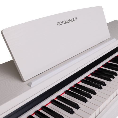 ROCKDALE Toccata White цифровое пианино, 88 клавиш, цвет белый фото 10