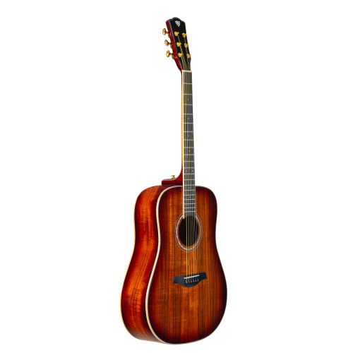 ROCKDALE Aurora D7 Koa ASB Акустическая гитара. Форма корпуса Dreadnought. Цвет санберст. Глянцевое покрытие. Верхняя дека из ели с верхним слоем из к фото 2