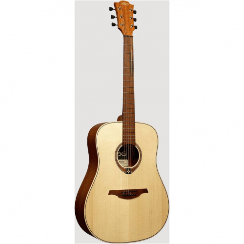 LAG T-70D NAT Акустическая гитара, дредноут, цвет натуральный фото 3