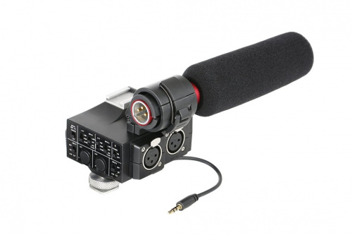 Saramonic MixMic микрофон-пушка и аудиоадаптер для DSLR, и видеокамер фото 4