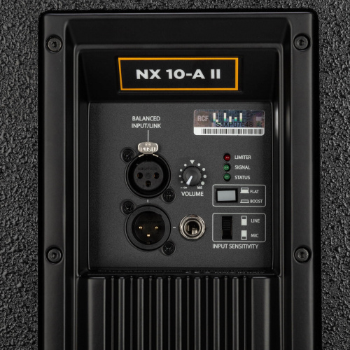RCF NX 10-A II (13000625) Активная двухполосная АС усилители D-класса: 500+200 Вт 50 Гц 20 кГц 129 дБ динамики:10" (2,5" v фото 8