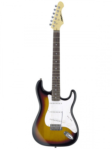 ARIA STG-003 BK Гитара электрическая. Корпус: липа.Гриф: клён. Накладка на гриф: палисандр. фото 2