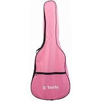 TERRIS TGB-C-01PNK чехол для классической гитары, без утепления, 2 наплечных ремня, цвет розовый