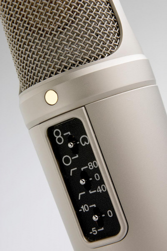RODE NT2-A Профессиональный конденсаторный микрофон с большой 1" диафрагмой с трехпозиционным переключателем направленности фото 6