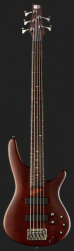 IBANEZ SR505 BM бас-гитара 5-cтрунная, цвет Brown Mahogany, корпус махагон, гриф на болтах, 5 сл ятоба/бубинга, накладка палисандр, 24 лада, мензура 3 фото 2