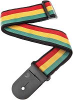 PLANET WAVES 50A06 гитарный ремень, тканый, для эл.гитар (флаг Ямайки)