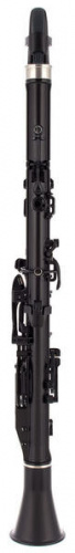 NUVO Clarineo (Black/Black) кларнет, строй С (до) (диапазон - более трех октав), материал - АБС-пластик, цвет - чёрный, в комплекте - кейс, тряпочка д фото 2