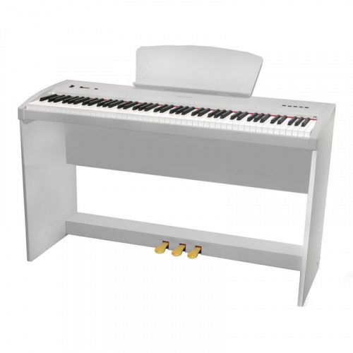 Sai Piano P-9BT-WH Пианино цифровое, 88 клавиш, молоточковая механика, 8+130 тембров, 64 голосая полифония, хорус, реверберация