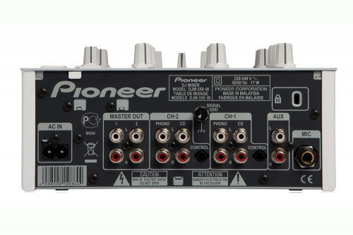 Pioneer DJM-350-W DJ Микшер USB-rec., EFF. фото 2