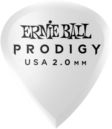 Ernie Ball 9203 Компл.медиаторов Prodigy/2.0 mini/материал делрин/Белые/6шт/цена за комплект