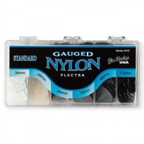 Dunlop Nylon Standard Display 4410 коробка с медиаторами, 038,046,060,073,088,100 36 шт, 216 шт