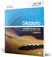 D'Addario EPBB170 струны для акуст. бас-гит. SOFT, фосфор-бронза 45-100