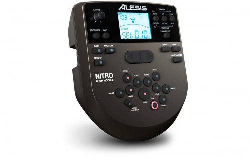 ALESIS NITRO KIT электроная барабанная установка, 8 дюймовый dual-zone snare + 3 single-zone toms. Kick drumpad в комплекте + басс педаль в комплекте, фото 3