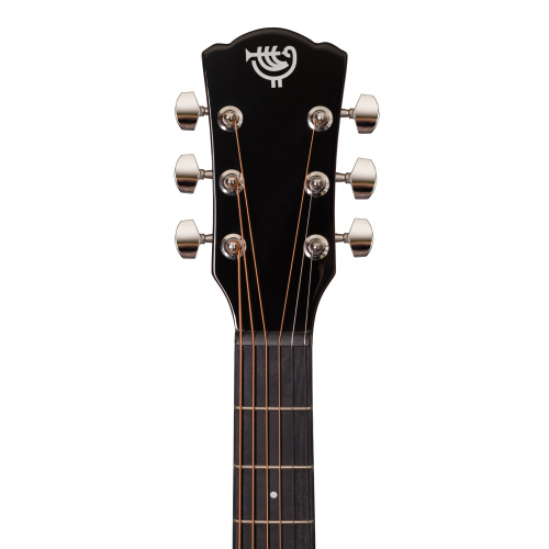 ROCKDALE Aurora D5 Gloss C BK акустическая гитара дредноут с вырезом, цвет черный, глянцевое покрыти фото 7