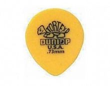Dunlop 413R.73 медиаторы Tortex Tear Drop ( в уп 72 шт ) толщина 0.73 мм