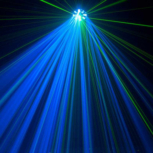 American DJ Stinger Эффект 3 в 1:Лунный цветок, стробоскоп и лазер 6 x 5Вт (RGBWYP) HEX светодиоды + 8 x 3 фото 3