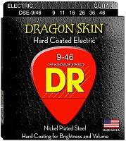 DR DSE-9/46 Струны для электрогитары DRAGON SKIN с покрытием К3, Калибр: 9-46, никелированая сталь