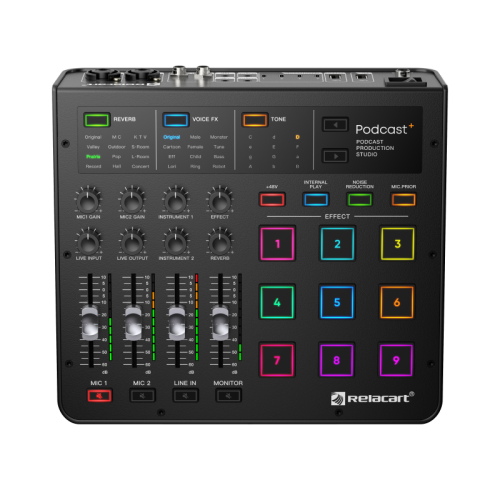 Relacart Podcast PODCAST PRODUCTION STUDIO для развлекательных веб-трансляций APP и маркетинга