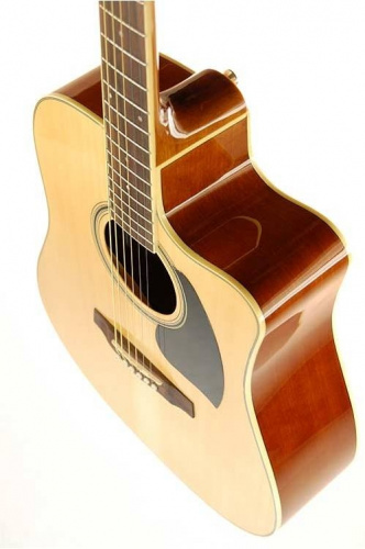 IBANEZ PF15-NT акустическая гитара, цвет натуральный, топ ель, махогани обечайка и задняя дека, хромовые литые колки фото 4