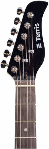 TERRIS TSS-039 BK электрогитара, суперстрат, HSS, цвет черный фото 4