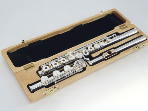 Artist AF-800RBSSOGC-HJS Флейта французской системы, открытые клапаны во французском стиле не в линию, паяные звуковые отверстия, с коленом B, Е-механ фото 14