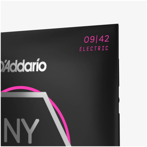 D'ADDARIO NYXL0942 SUPER LIGHT 9-42 струны для электрогитары, толщина 9-42 фото 2