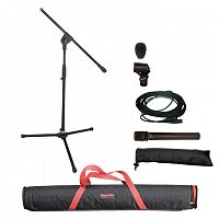 Superlux MSK124-P набор: микрофон E124D с чехлом и держателем, кабель XLR-джек 6 м, стойка MS128