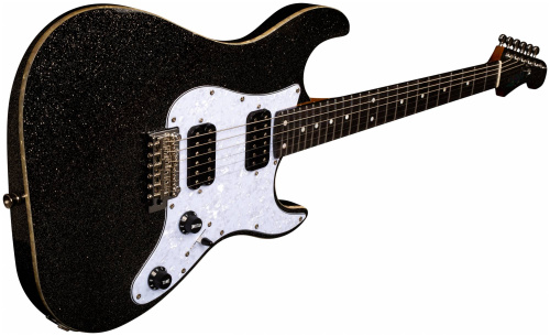 JET JS-500 BLS электрогитара, Stratocaster, корпус липа, 24 лада, HH, 1V1T, tremolo, цвет BLS фото 4