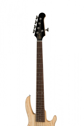 GIBSON 2019 EB Bass 5 String Natural Satin бас-гитара, цвет натуральный корпус ясень, гриф клен, накладка грифа палисандр 24 лада. Мензура - 34". Звук фото 3