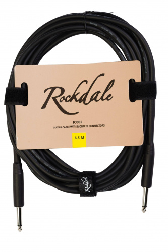 ROCKDALE IC002.20 Гитарный кабель с разъёмами TS моно для небалансных соединений, OFC, 64x0,12+20x0,12, длина 6,5 м фото 2